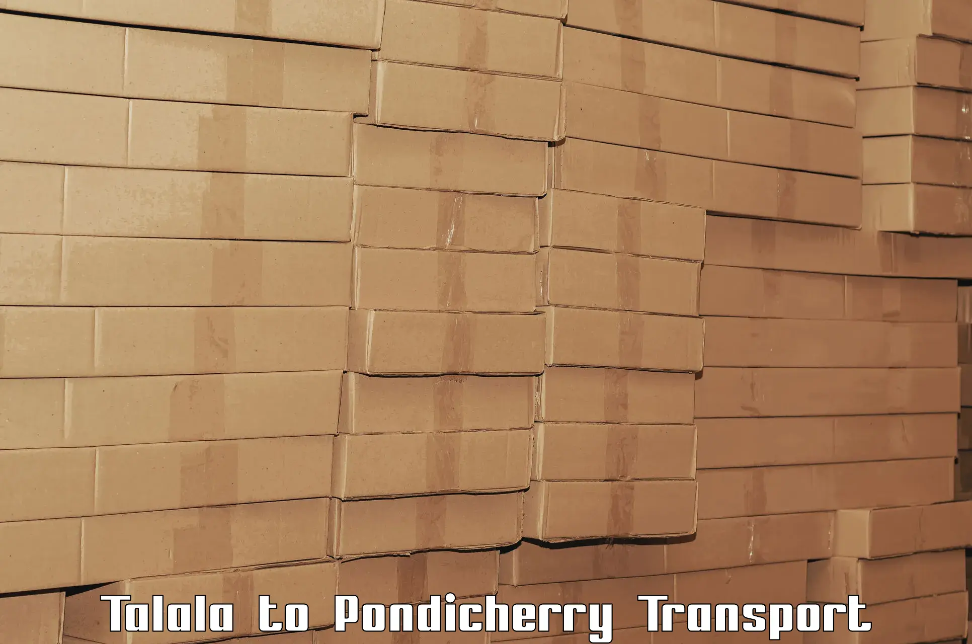 Lorry transport service Talala to Pondicherry