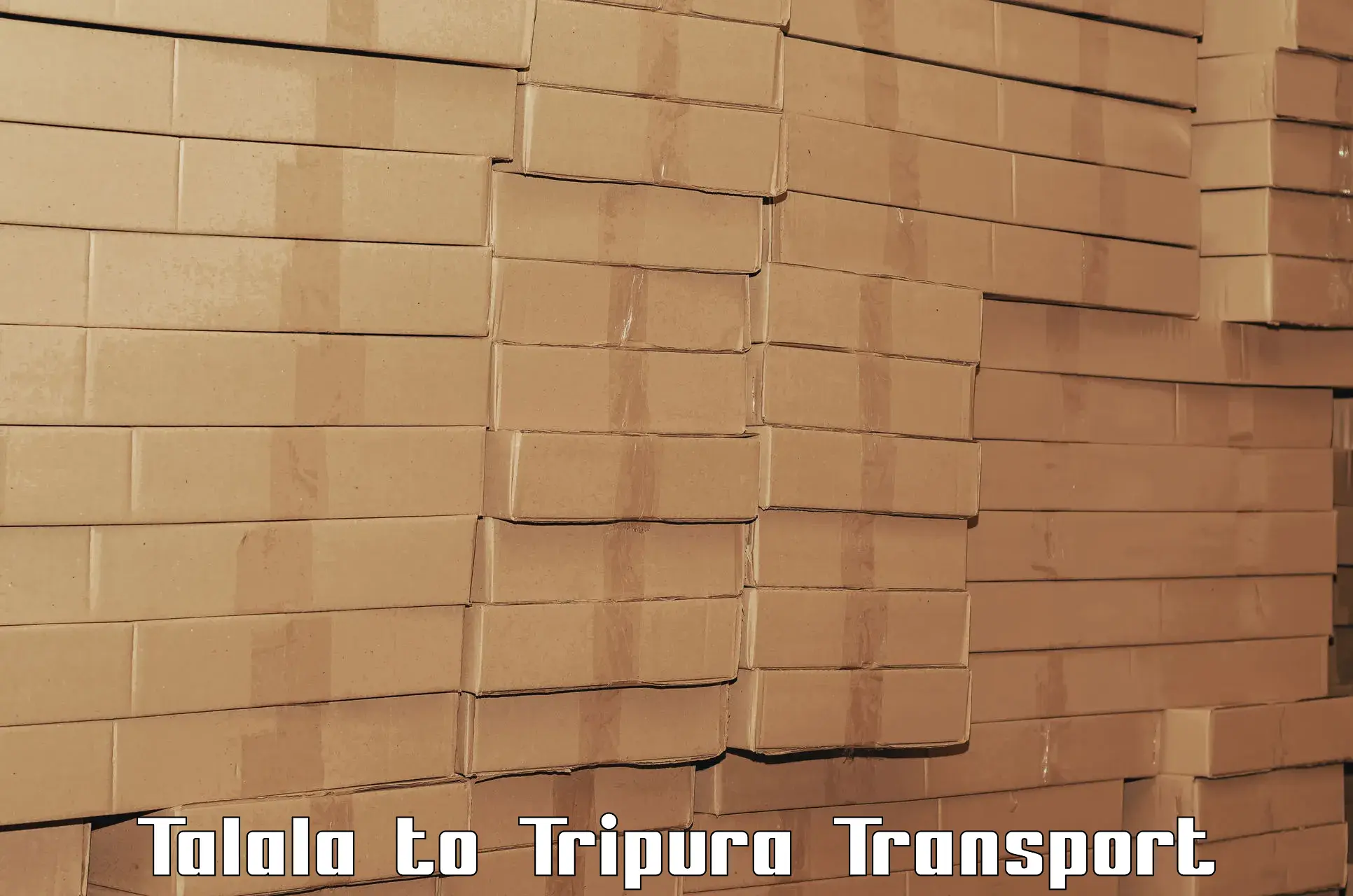 Door to door transport services Talala to Tripura