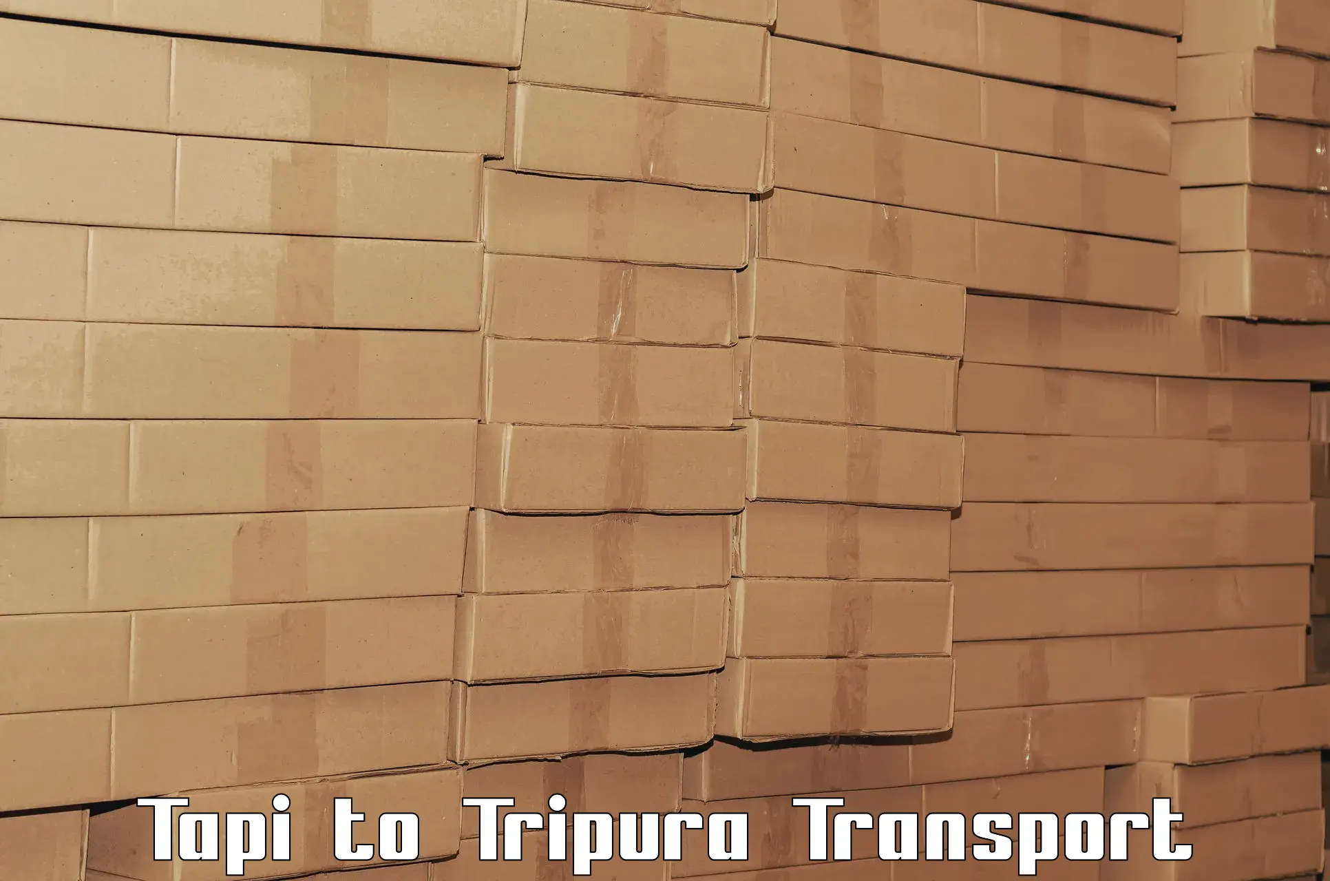 Express transport services Tapi to West Tripura