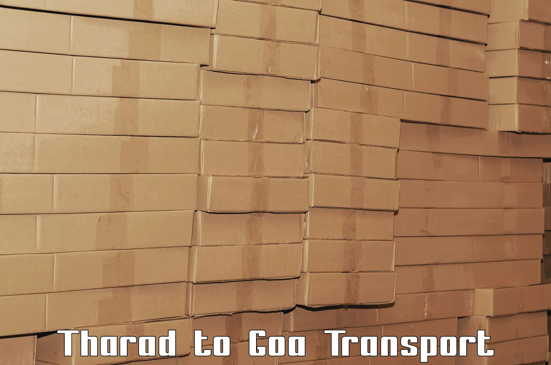 Air cargo transport services Tharad to Mormugao Port