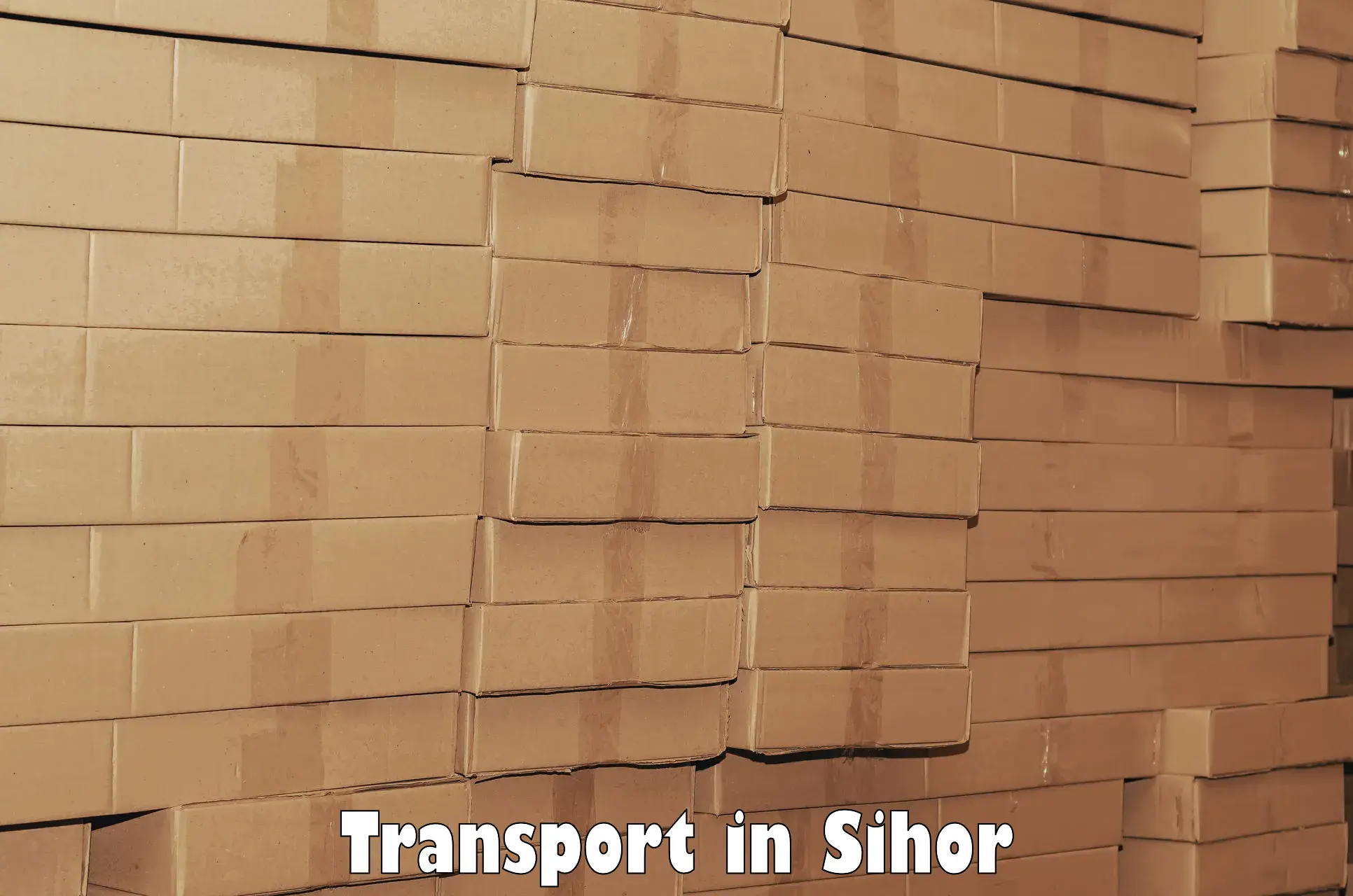 Online transport booking in Sihor