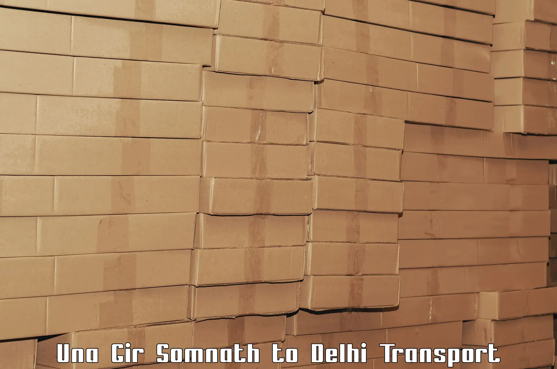 Bike shipping service Una Gir Somnath to Ramesh Nagar