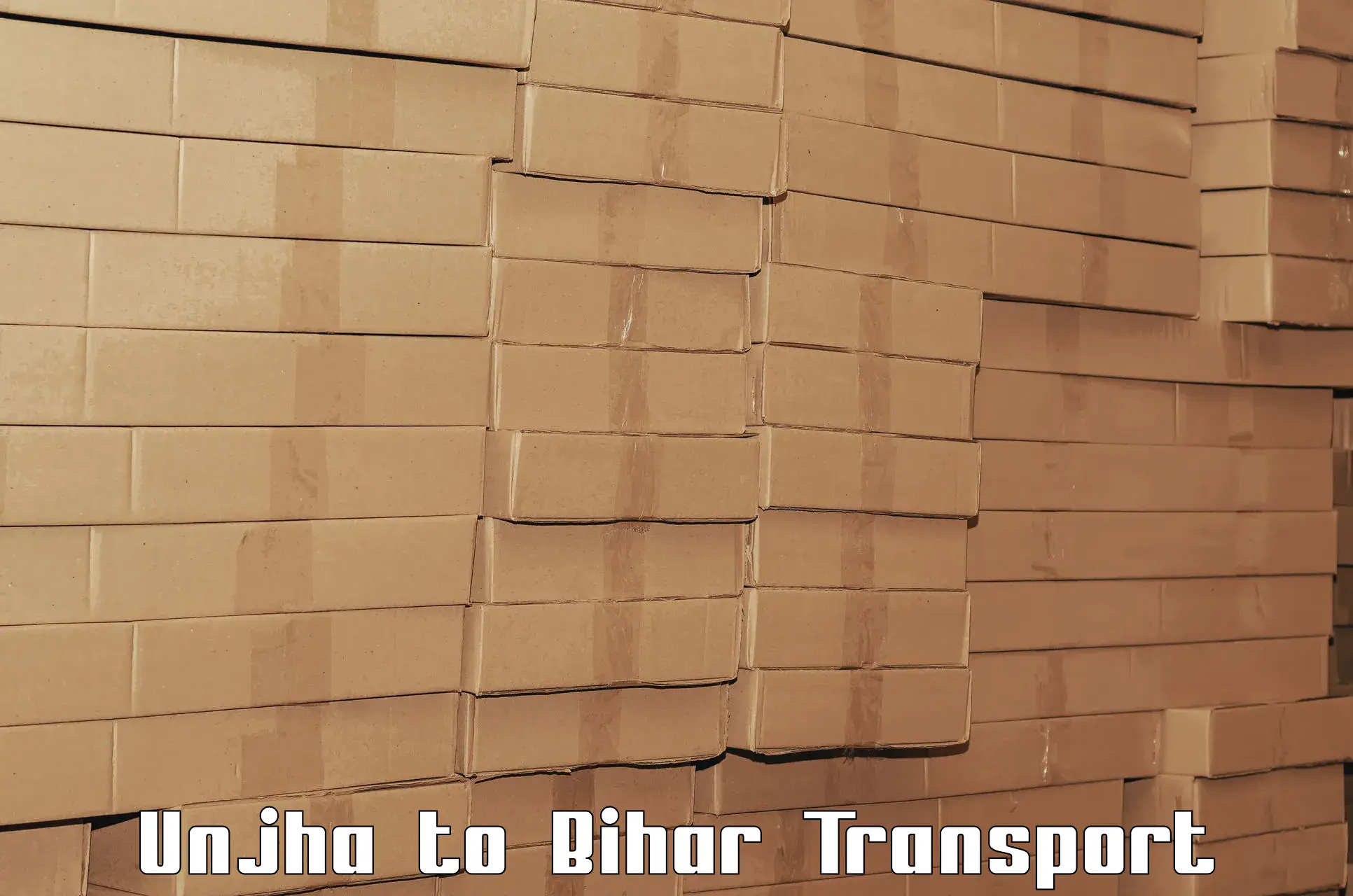 Cargo train transport services Unjha to Mahnar Bazar