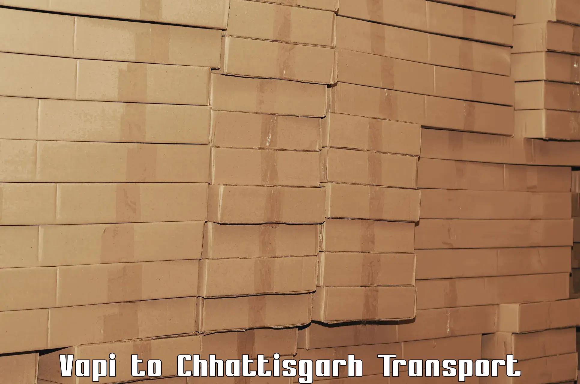 India truck logistics services Vapi to Chhattisgarh