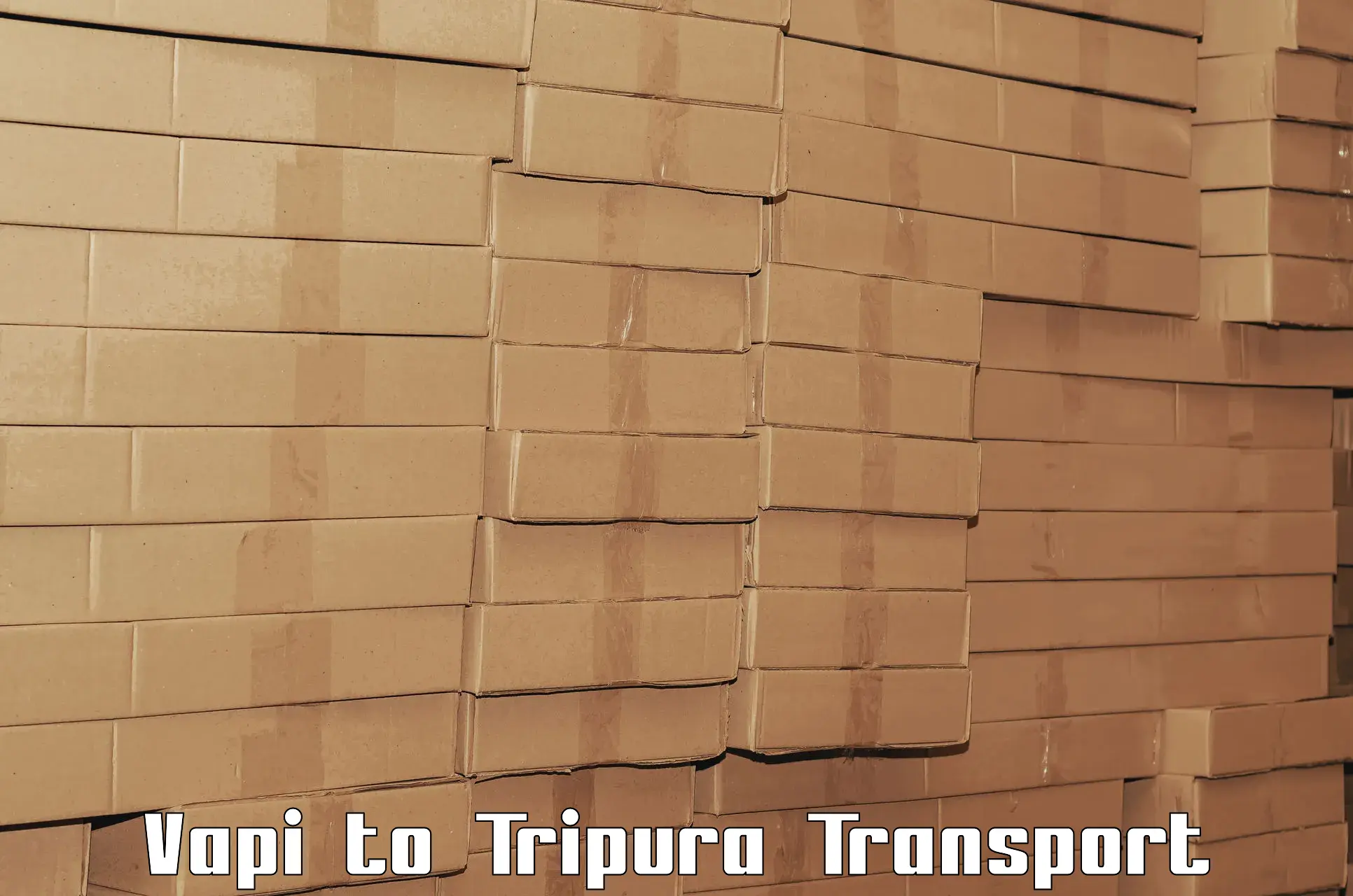 All India transport service Vapi to Tripura