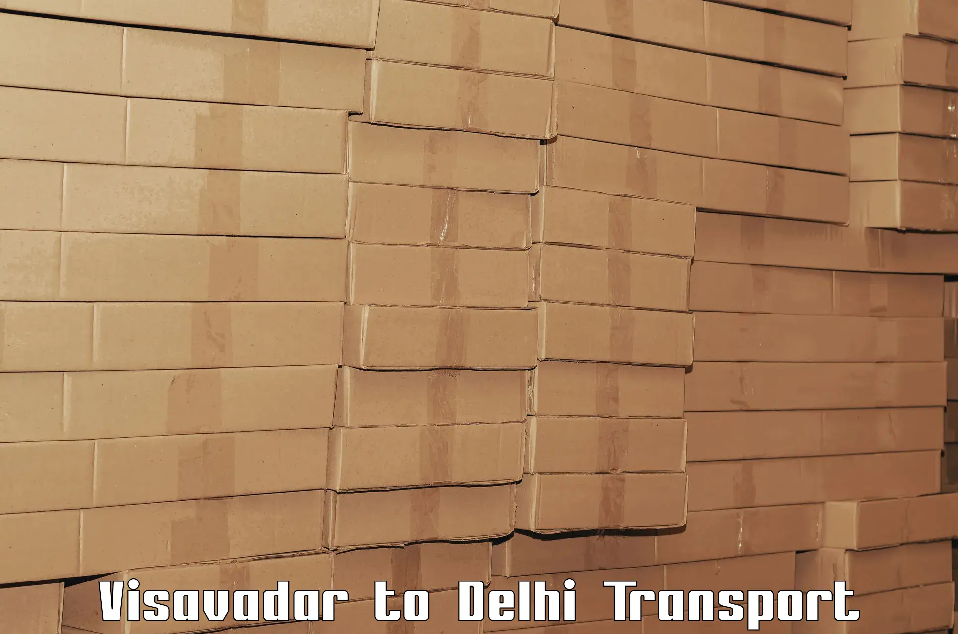 Daily parcel service transport Visavadar to Krishna Nagar