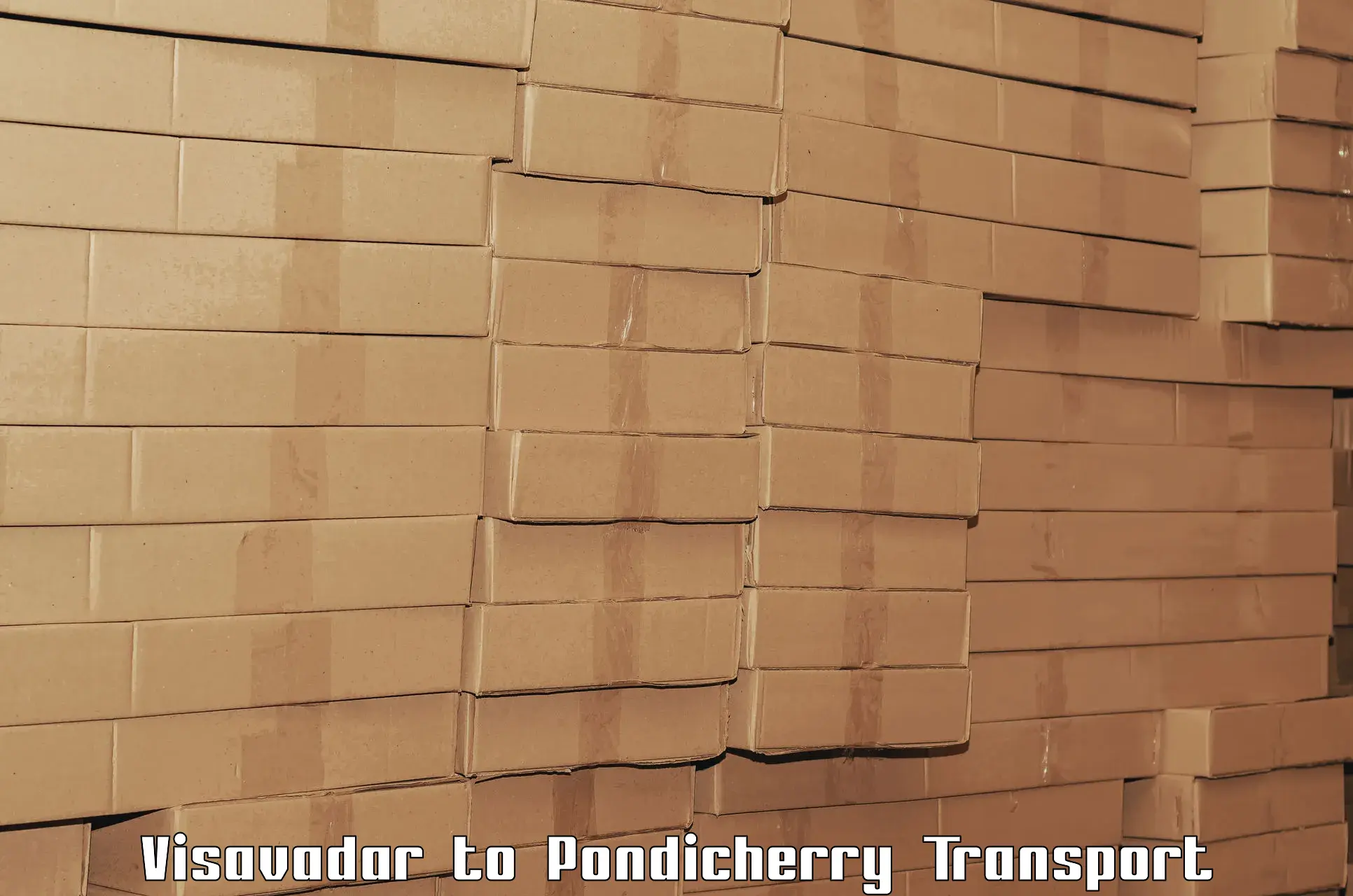 Domestic goods transportation services Visavadar to Pondicherry