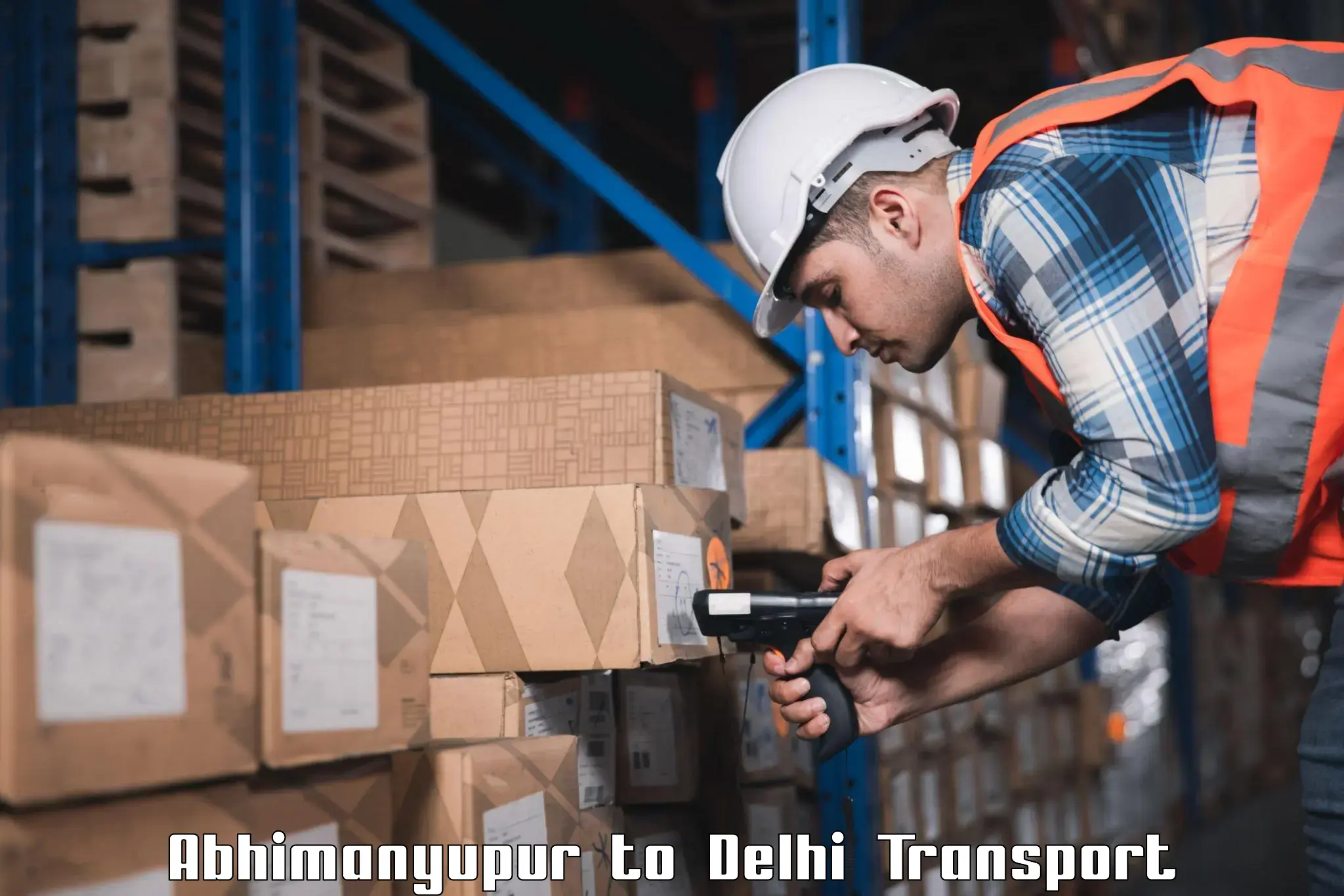 Cargo transport services Abhimanyupur to Naraina Industrial Estate
