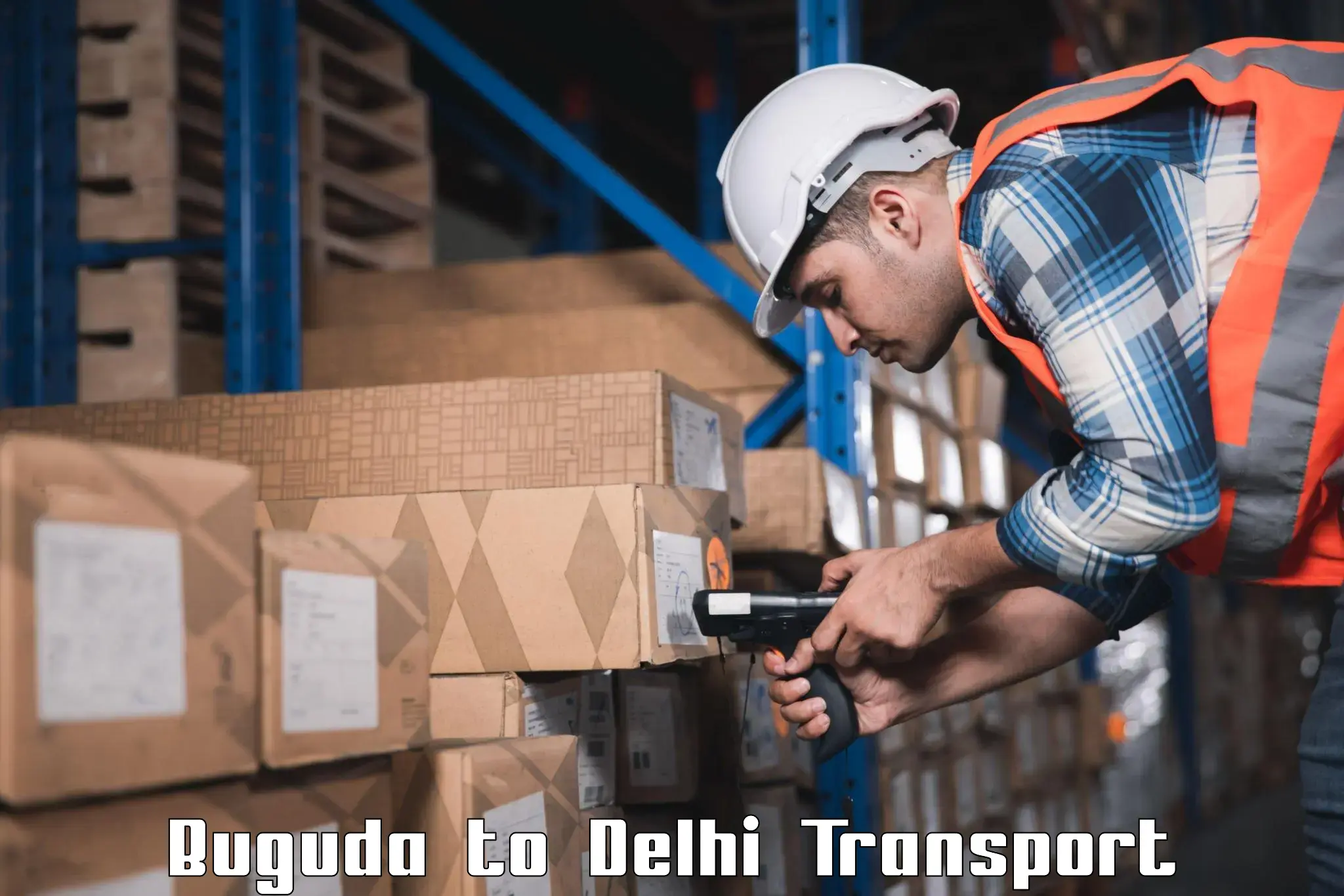 Parcel transport services Buguda to Delhi