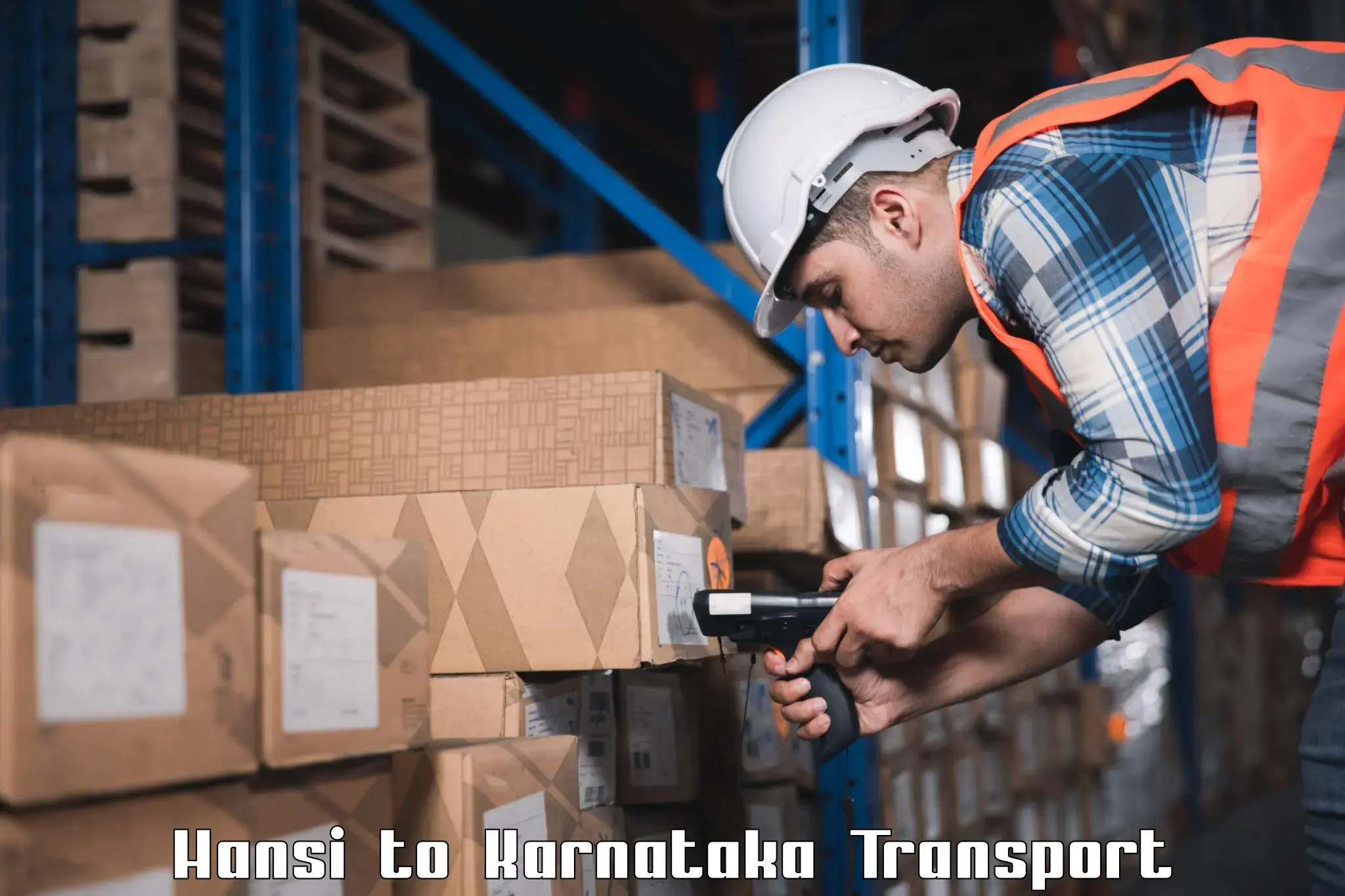 Cargo transportation services Hansi to Srinivaspur