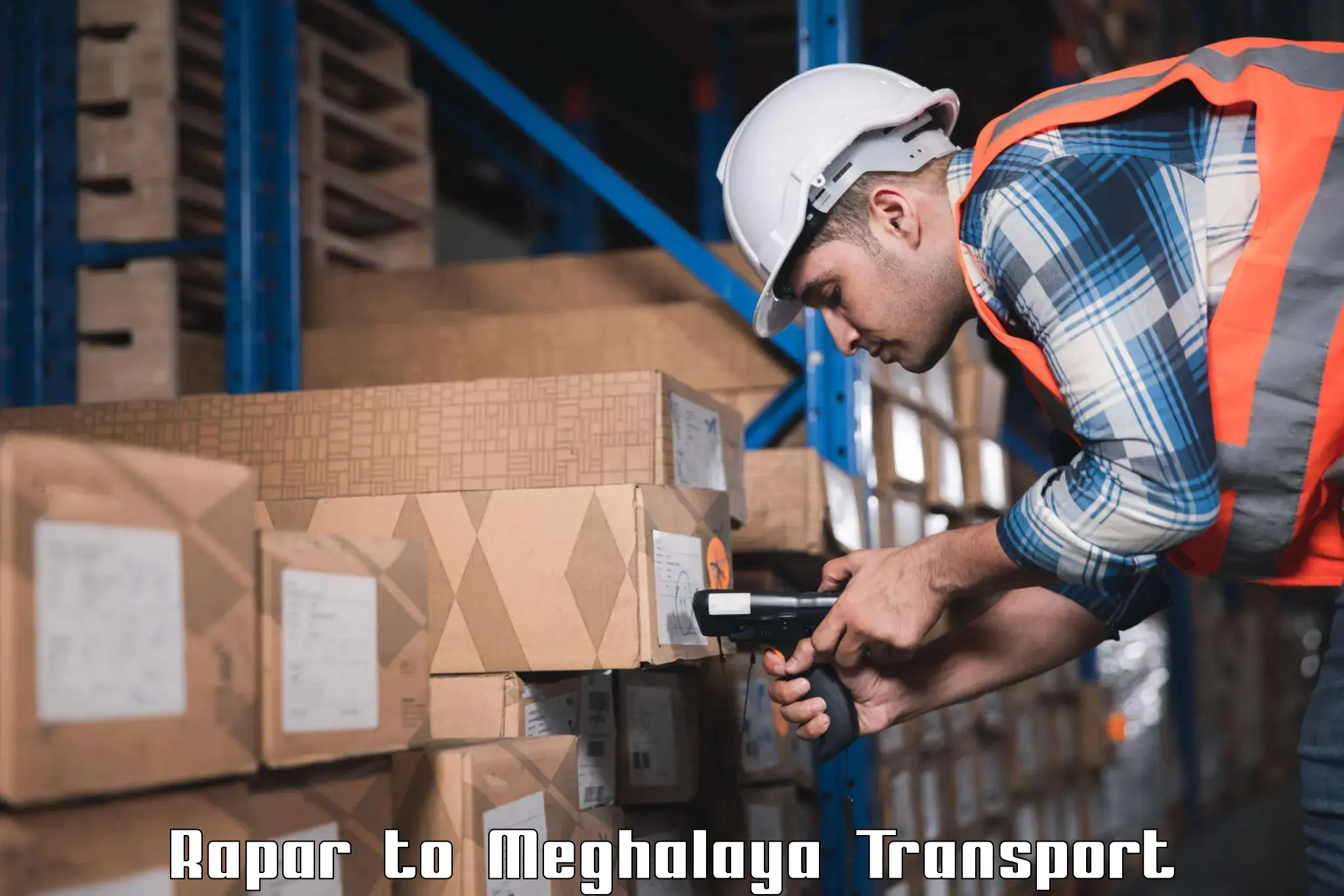 Vehicle courier services Rapar to NIT Meghalaya