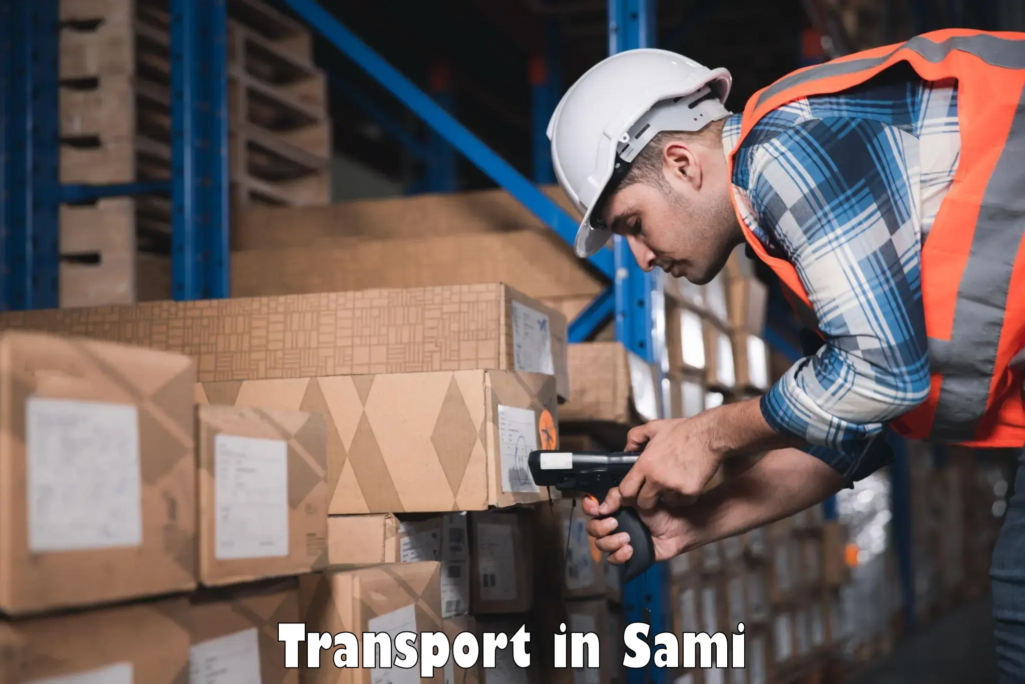 Online transport booking in Sami