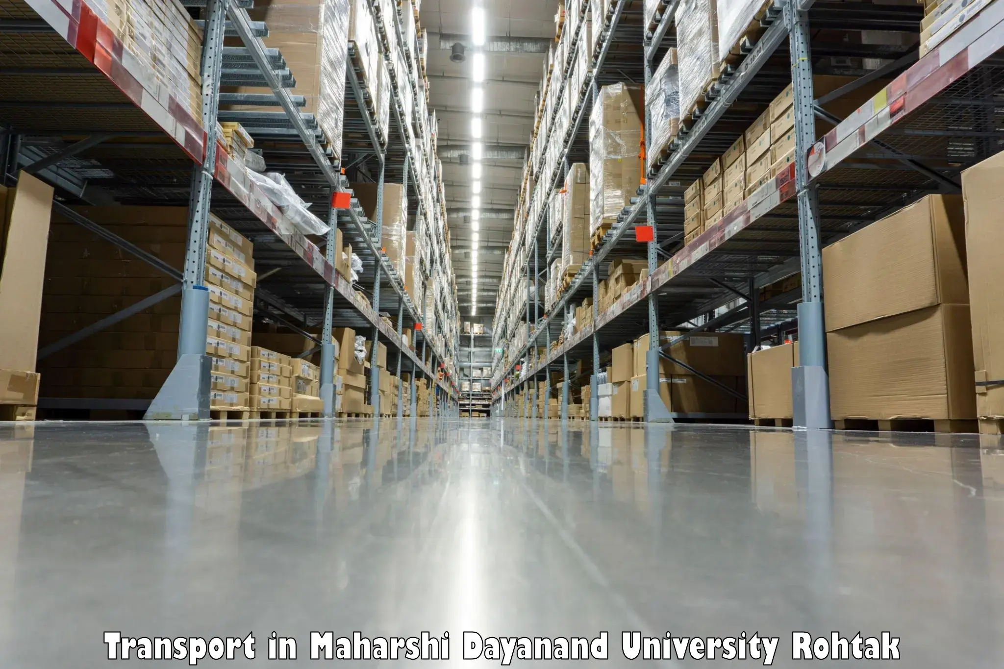 Inland transportation services in Maharshi Dayanand University Rohtak