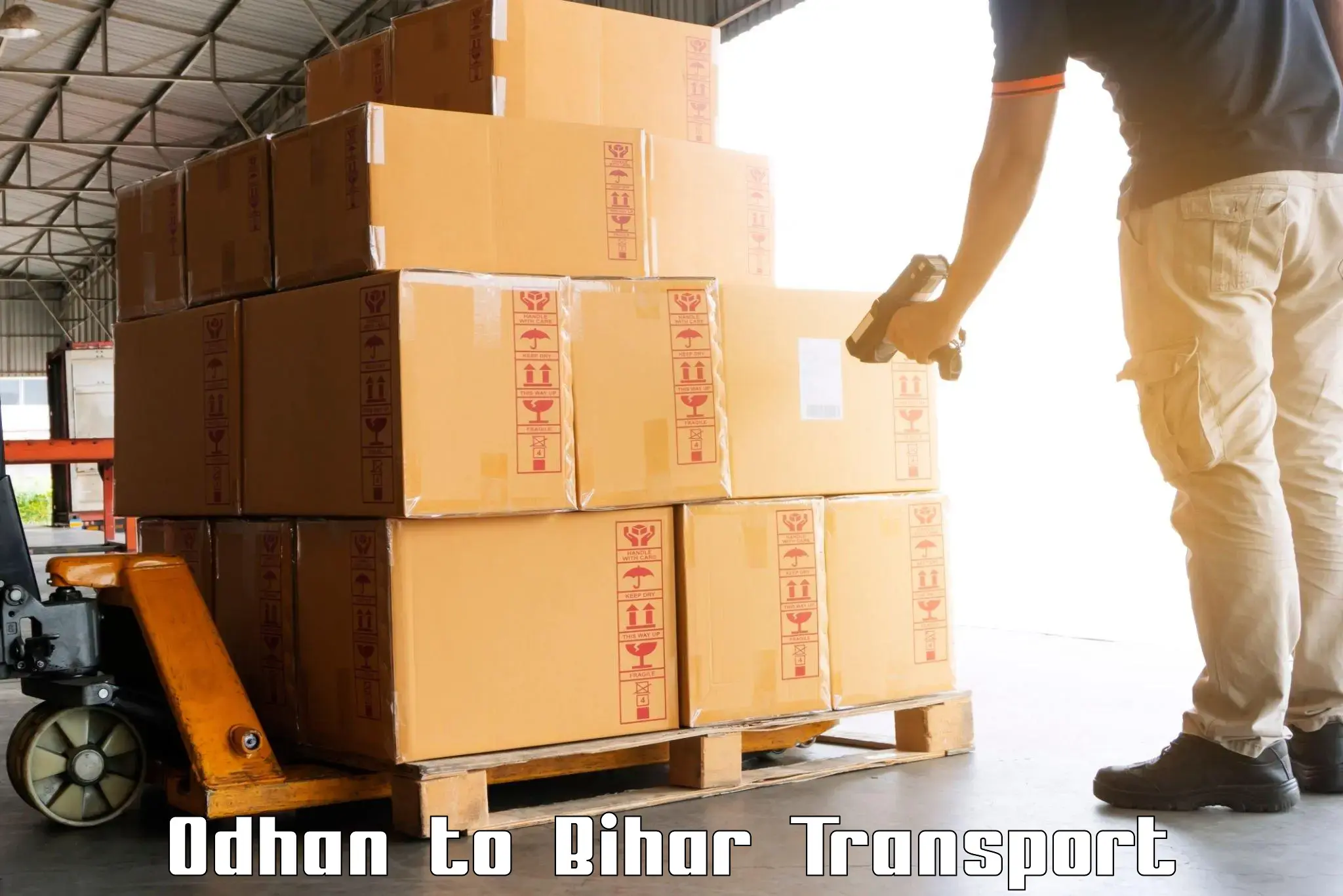 Domestic goods transportation services Odhan to Marhowrah