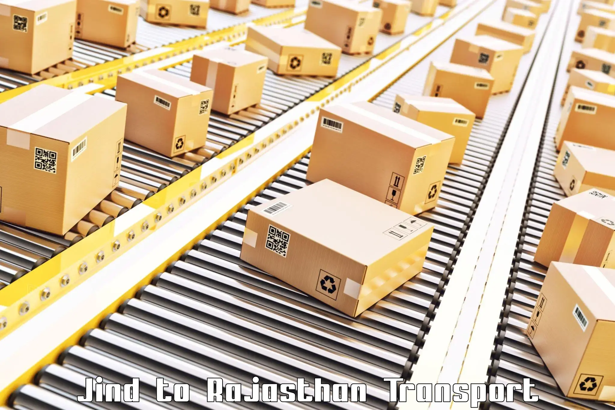 Shipping services Jind to Laxmangarh