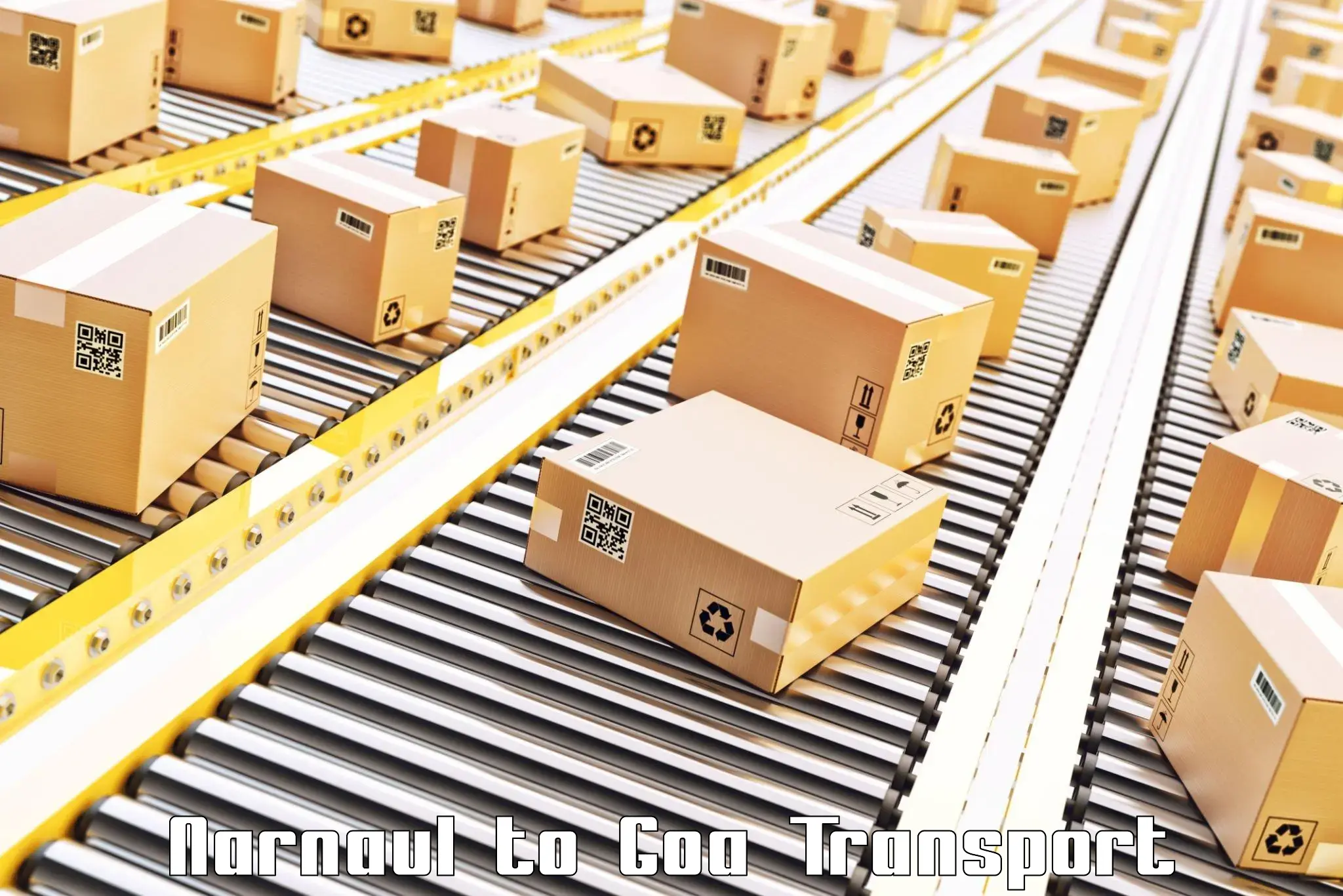 Air freight transport services in Narnaul to South Goa