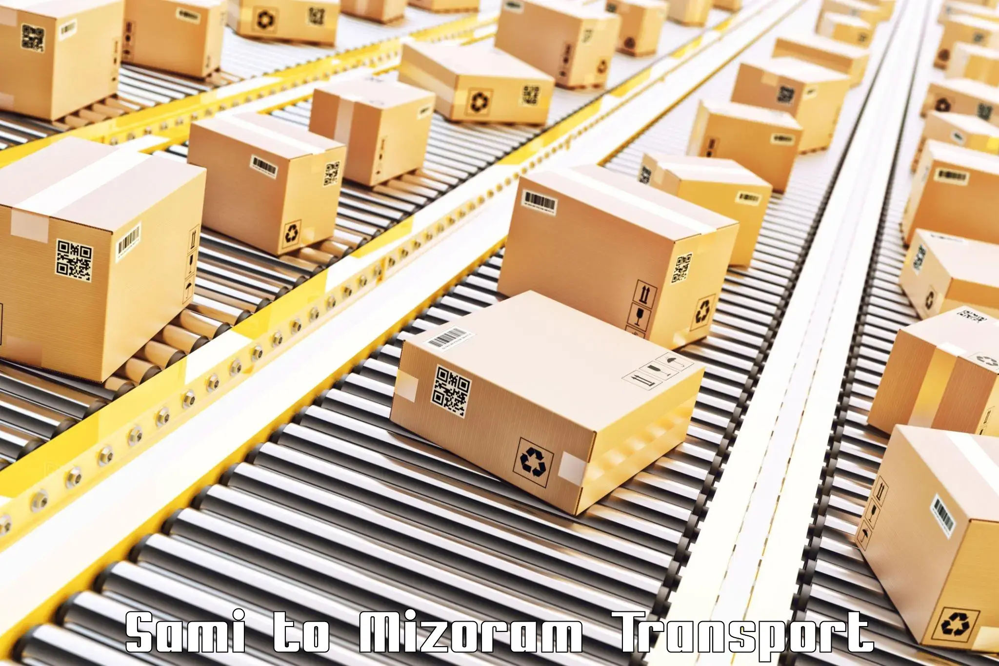 Cargo transport services Sami to Mizoram