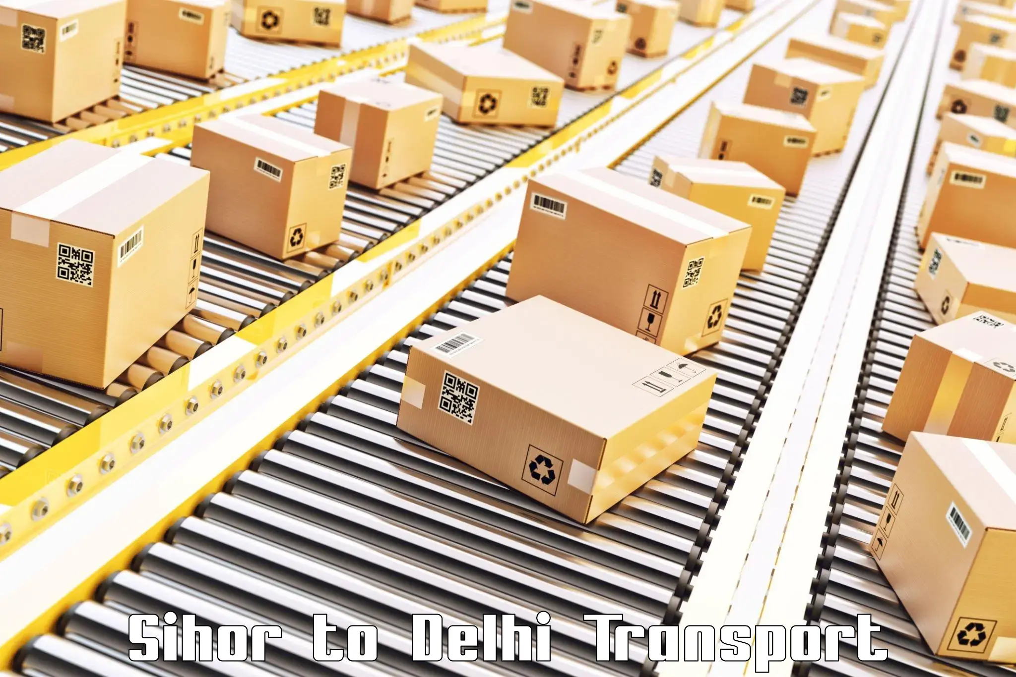 Interstate goods transport Sihor to NIT Delhi