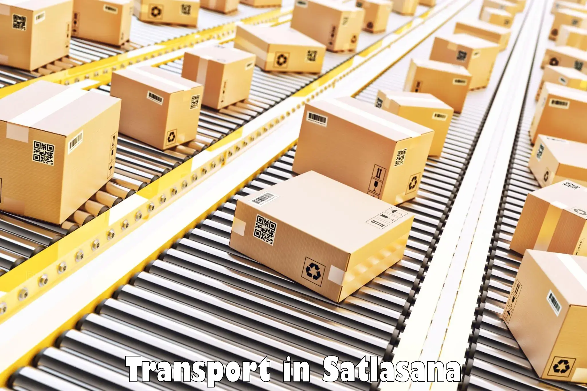 Vehicle transport services in Satlasana