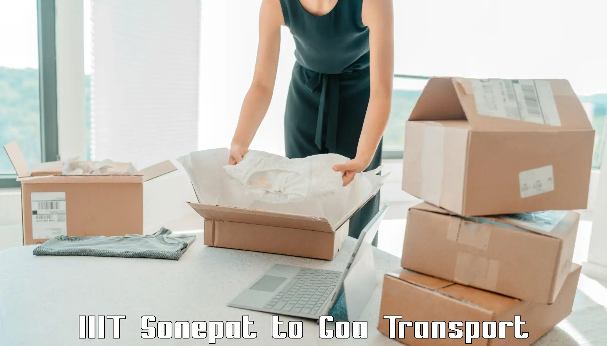 Online transport service IIIT Sonepat to Goa