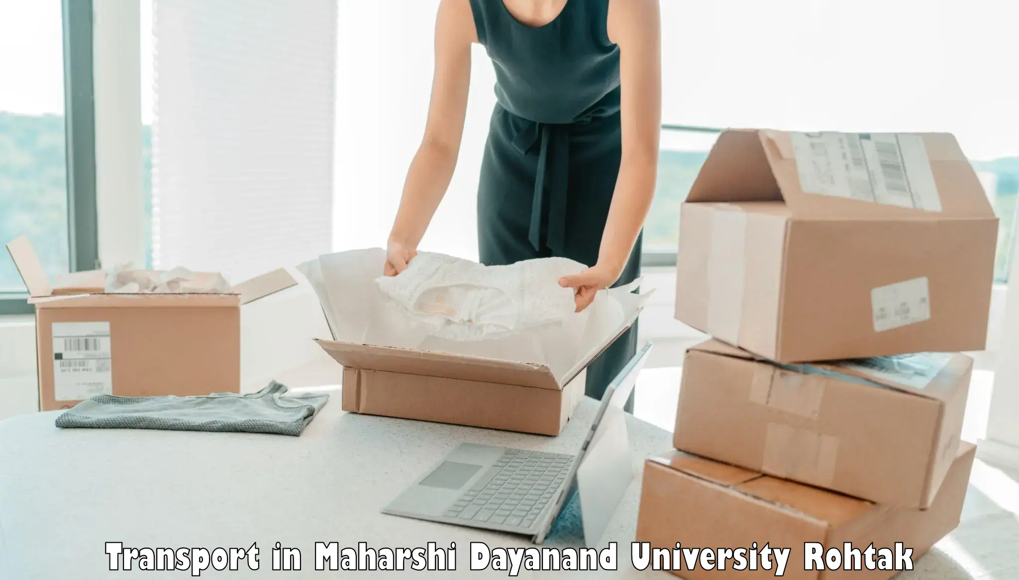 Container transport service in Maharshi Dayanand University Rohtak