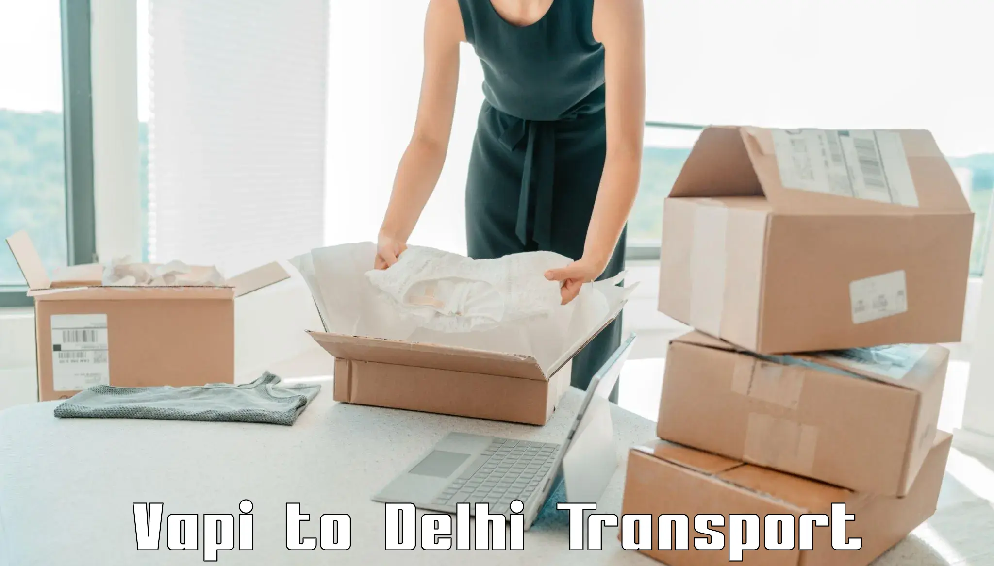 Parcel transport services Vapi to Jawaharlal Nehru University New Delhi
